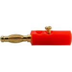 4mm Banana Erkek Kırmızı Konnektör Jack Fiş