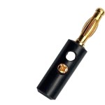 4mm Banana Erkek Siyah Konnektör Jack Fiş 4mm Banana Erkek Siyah Konnektör Jack Fiş