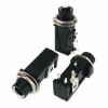 6.3 MM Mono Plastik Yatay Somunlu Şase Jack