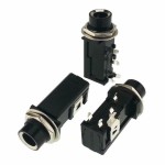 6.3 MM Mono Plastik Yatay Somunlu Şase Jack 6.3 MM Mono Plastik Yatay Somunlu Şase Jack