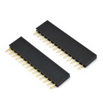 1x14 Pin Dişi Header 2.54mm 180 Derece