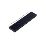 1x15 Pin Dişi Header 2.54mm 180 Derece