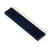 1x18 Pin Dişi Header 2.54mm 180 Derece