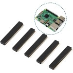 2x20 Pin Dişi Header 2.54mm  180 Derece