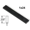 1x24 Pin Dişi Header 2.54mm 180 Derece