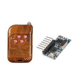 4 Kanal 433Mhz RF Kontrol Modülü, Alıcı + Verici