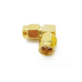 Sma Male To Male Bent RF Koaksiyel Adaptör 90°