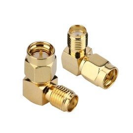 Sma Male To Female Bent RF Koaksiyel Adaptör 90°