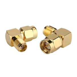 Sma Male To Female Bent RF Koaksiyel Adaptör 90°