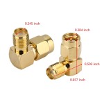 Sma Male To Female Bent RF Koaksiyel Adaptör 90° Sma Male To Female Bent RF Koaksiyel Adaptör 90°