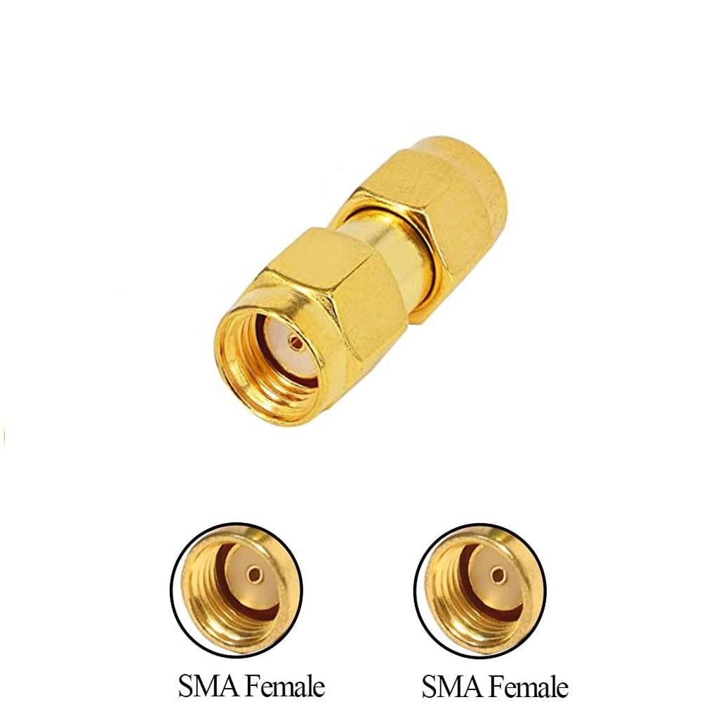 RP SMA Male TO RP SMA Male Straight Koaksiyel Adaptör RP SMA Male TO RP SMA Male Straight Koaksiyel Adaptör