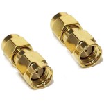 RP SMA Male TO RP SMA Male Straight Koaksiyel Adaptör RP SMA Male TO RP SMA Male Straight Koaksiyel Adaptör