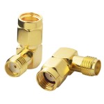 RP SMA Male TO SMA female Bent Koaksiyel Adaptör 90° RP SMA Male TO SMA female Bent Koaksiyel Adaptör 90°