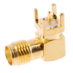 SMA Erkek Jack Thru Delik Fiş Dik Açı PCB 90° SMA Erkek Jack Thru Delik Fiş Dik Açı PCB 90°