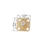 SMA Female Jack Panel Mount RF Coax Connector
