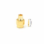 RP SMA Jack Erkek RF Konnektör RG402 RP SMA Jack Erkek RF Konnektör RG402