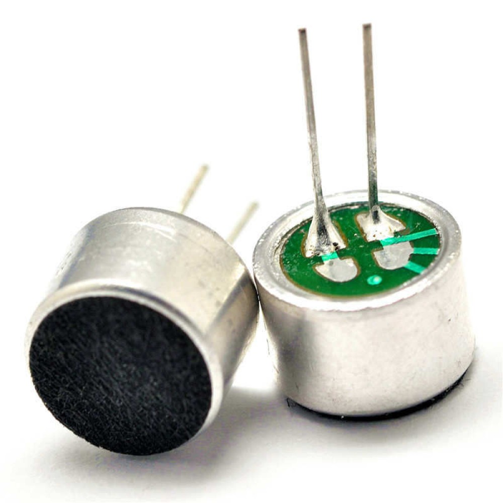 Mini Kapasitif Mikrofon 52dB 6x5mm Mini Kapasitif Mikrofon 52dB 6x5mm