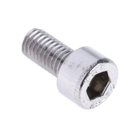 M5 X 10mm imbus Çelik Cıvata Beyaz 10 Adet