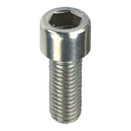M6 X 15mm imbus Çelik Cıvata Beyaz 10 Adet