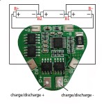 3S 12V 8A BMS şarj pil koruma (Li-Ion lityum 18650) 3S 12V 8A BMS şarj pil koruma (Li-Ion lityum 18650)
