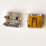 Mini USB Şarj Soketi 10 Pin Female Type B NO:25 Mini USB Şarj Soketi 10 Pin Female Type B NO:25