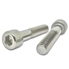 M6 X 50mm imbus Çelik Cıvata Beyaz  10 Adet