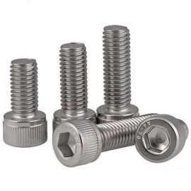 M6 X 50mm imbus Çelik Cıvata Beyaz  10 Adet