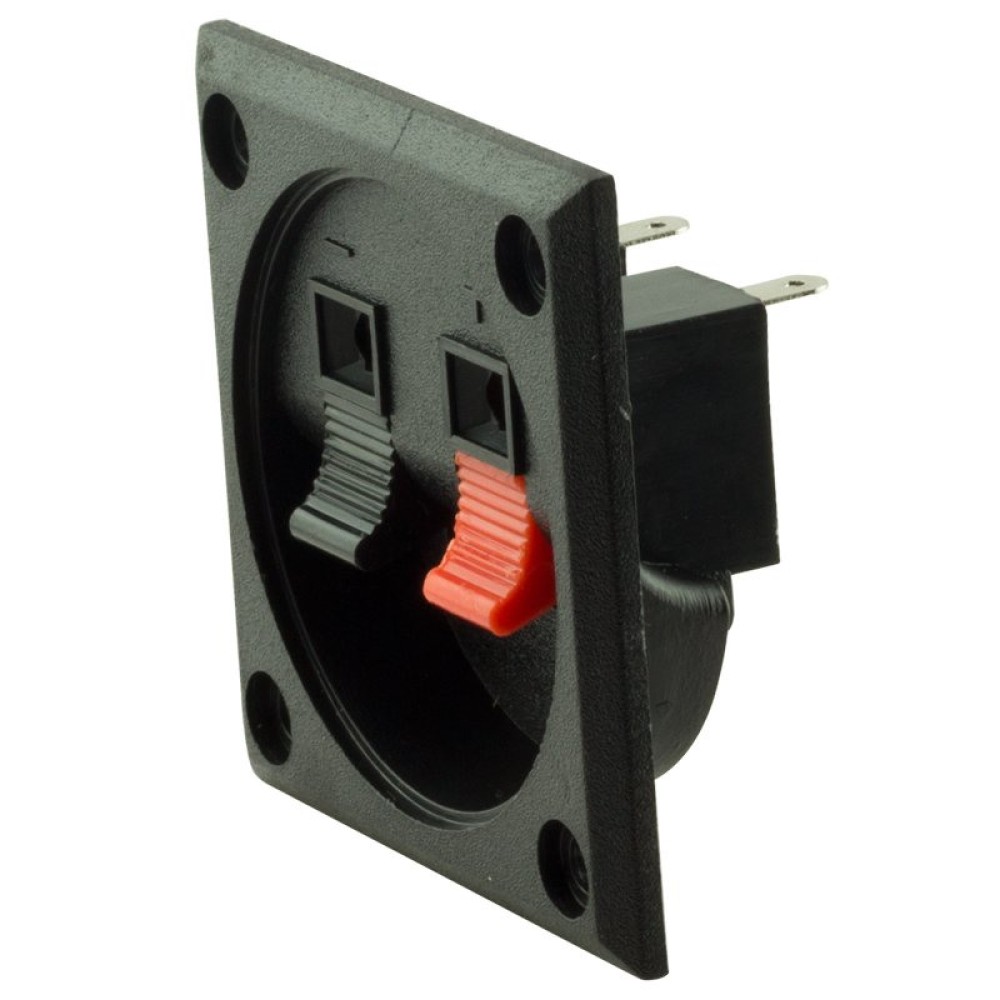 Hoparlör Terminali Kare 2 Pin 57x57mm