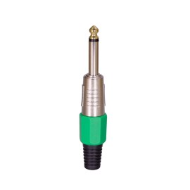 OEM 6,3mm Canon Mono Gitar Jack Renk:Yeşil