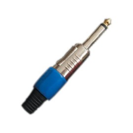 OEM 6,3mm Canon Mono Gitar Jack Renk:Mavi