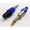 OEM 6,3mm Canon Mono Gitar Jack Renk:Mavi
