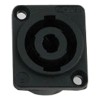 Speakon Hoparlör Konektörü Küçük Kare Şase