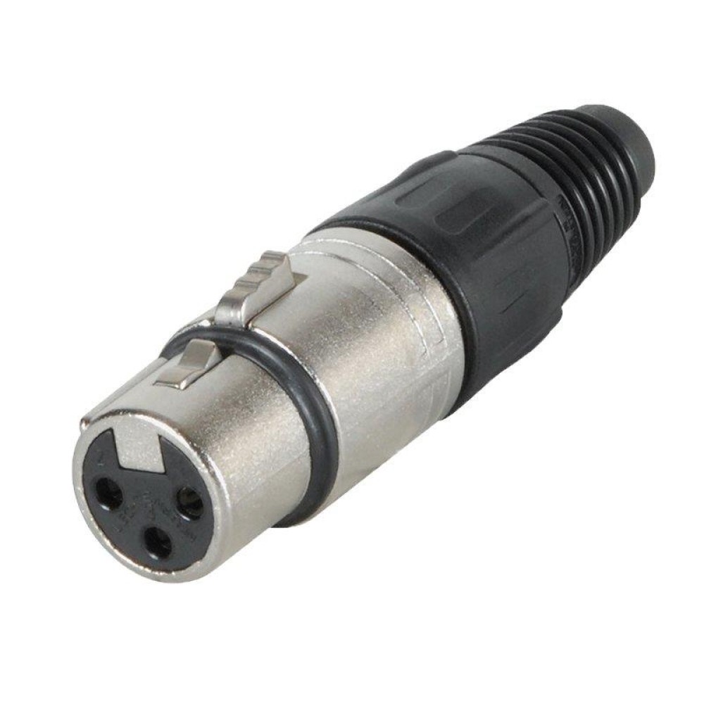 Canon / XLR 3 Pin Jack - Dişi Canon / XLR 3 Pin Jack - Dişi