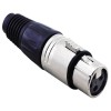 Canon / XLR 3 Pin Jack - Dişi