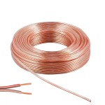 2x0.50 Elektrik ve Hoparlör Şeffaf Kablosu (1 metre)