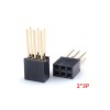 2x3 Pin Stackable Dişi Header 2.54 mm 11mm