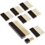 2x4 Pin Stackable Dişi Header 2.54 mm 11mm