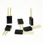 1x2 Pin Stackable Header 2.54 mm 11mm 1x2 Pin Stackable Header 2.54 mm 11mm