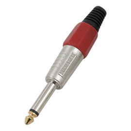 OEM 6,3mm Canon Mono Gitar Jack Renk:Kırmızı