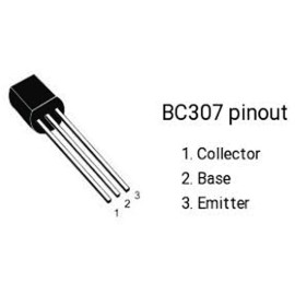 BC307 Transistör Bjt Pnp TO-92 100mA, 45V
