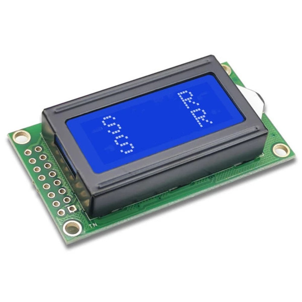 0802B LCD 16 Pin 8x2 Character