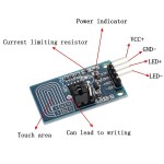 Dokunmatik Led Parlaklık Modülü Kapasitif Dimmer Dokunmatik Led Parlaklık Modülü Kapasitif Dimmer