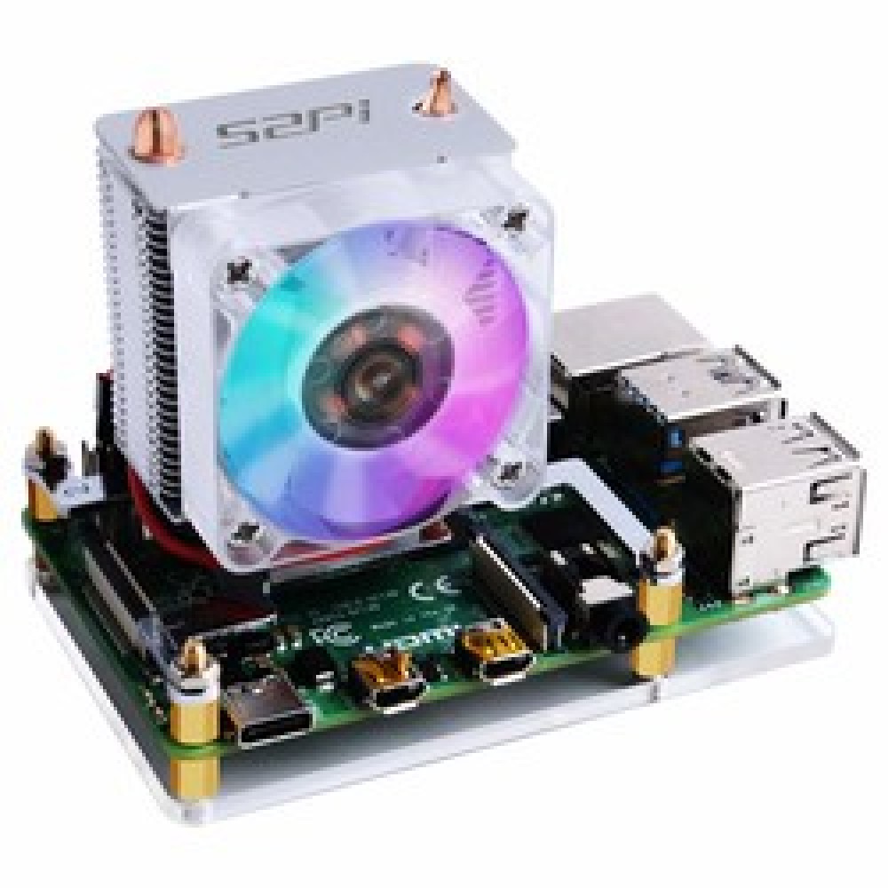 Raspberry Pi 3 ve 4 İçin ICE Tower CPU Soğutucu Fan