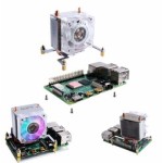 Raspberry Pi 3 ve 4 İçin ICE Tower CPU Soğutucu Fan