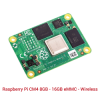 Raspberry Pi CM4 8GB - 16GB eMMC - Wireless