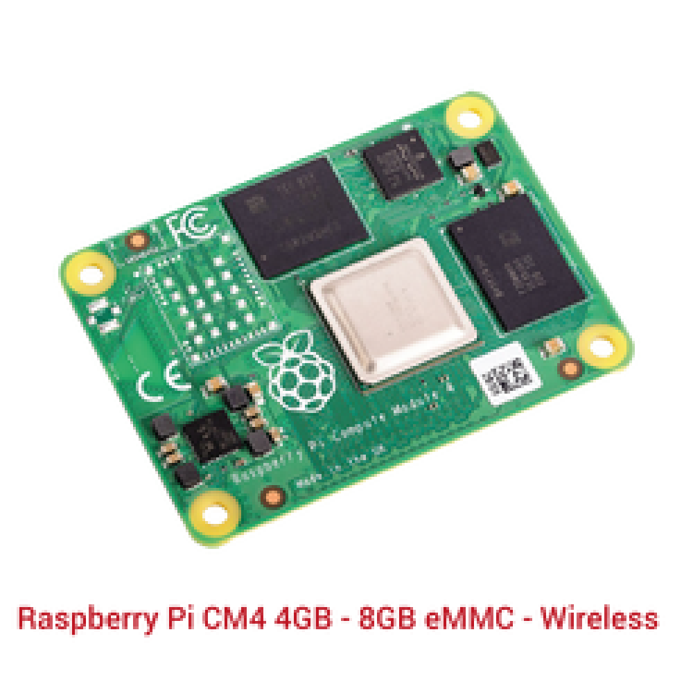 Raspberry Pi CM4 4GB - 8GB eMMC - Wireless
