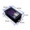 12V Akü Kapasite Göstergesi 5V 2A USB Çıkışlı Panel Tipi