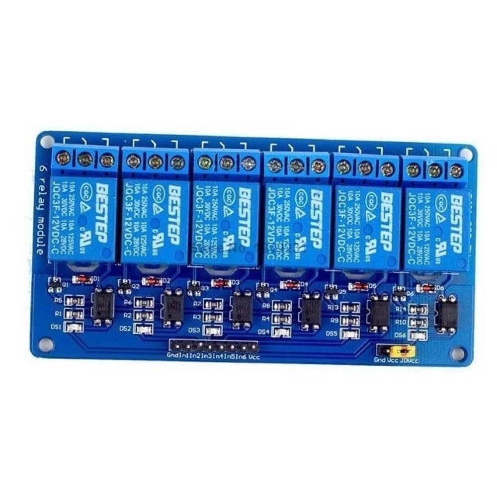 5V 6 Kanal Röle Kartı 5V 6 Kanal Röle Kartı