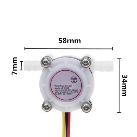 Yf-S402 0,3-6 L/Min Beyaz Su Akış Sensörü