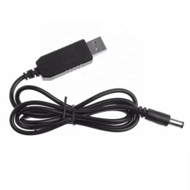 USB 5V - Barrel Jack 12V Voltaj Yükseltici Booster 1m Step Up